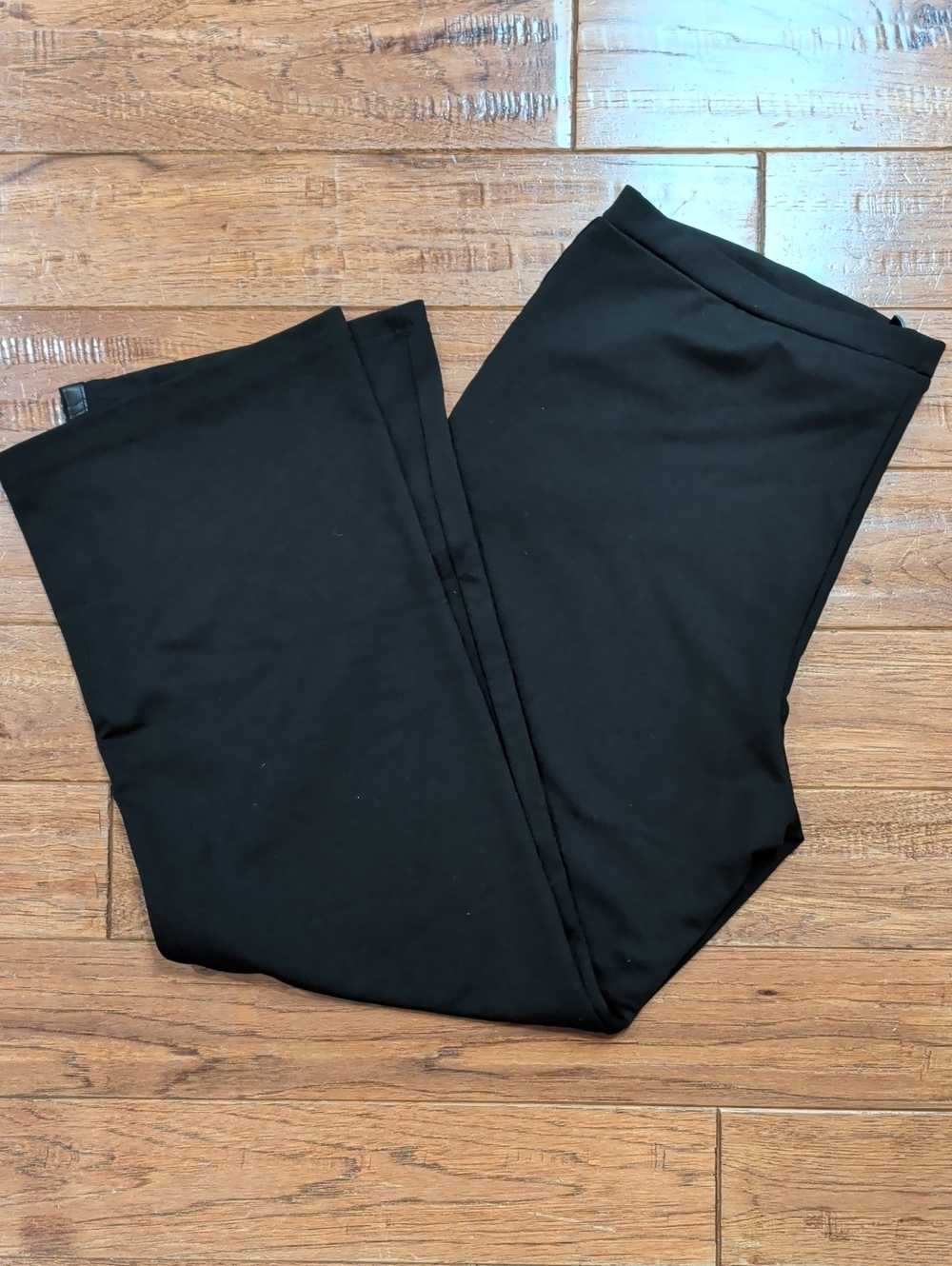 Zaggora Tuxedo Black Stretch Pants - Classic Straight Fit